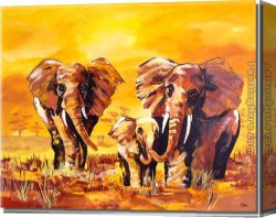 Fate Animals Canvas Paintings - 8136 by Animal