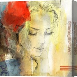 Vulcan Presenting Venus with Arms for Aeneas Canvas Paintings - Modern Venus 2 by Anna Razumovskaya