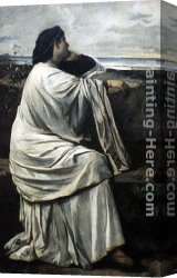 Anselm Canvas Paintings - Iphigenia in Tauris by Anselm Friedrich Feuerbach