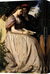 Paolo Canvas Paintings - Paolo And Francesca by Anselm Friedrich Feuerbach