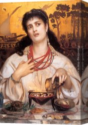 The Temptation of St. Anthony Canvas Paintings - Medea by Anthony Frederick Sandys