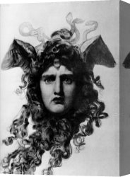 The Temptation of St. Anthony Canvas Paintings - Medusa by Anthony Frederick Sandys