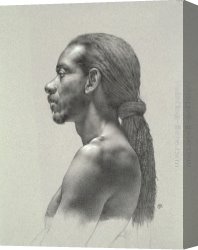 Jackson Canvas Paintings - Pete Jackson Capoerista by Anthony J. Ryder