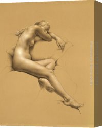 The Temptation of St. Anthony Canvas Paintings - Twilight by Anthony J. Ryder