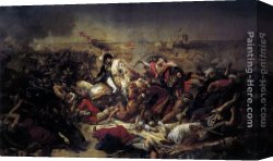 Battle Canvas Paintings - The Battle of Abukir by Antoine Jean Gros