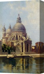 Brandeis Canvas Paintings - Santa Maria della Salute by Antonietta Brandeis