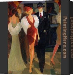 Spanish Town Canvas Paintings - Out on the Town by Avtandil