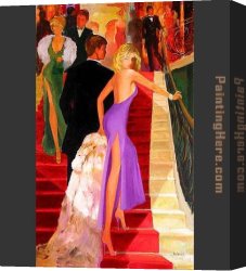 Grand Canvas Paintings - The Grand Opera by Avtandil