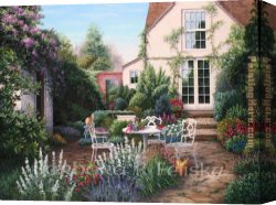 Farm Canvas Paintings - Remembering Park Farm by Barbara Felisky