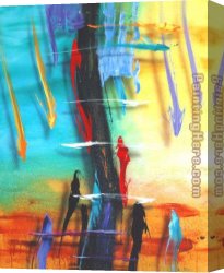 Farewell Kiss Canvas Paintings - One More Kiss by Ben Stack