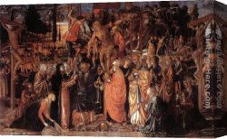 Descent From The Cross Canvas Paintings - Descent from the Cross by Benozzo di Lese di Sandro Gozzoli