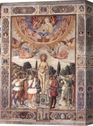 The Martyrdom of St. Matthew Canvas Paintings - Martyrdom of St Sebastian by Benozzo di Lese di Sandro Gozzoli