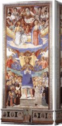 Sandro Botticelli Canvas Paintings - St Sebastian Intercessor by Benozzo di Lese di Sandro Gozzoli