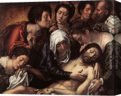 Bernaert Canvas Paintings - Haneton Triptych (centre panel) by Bernaert van Orley