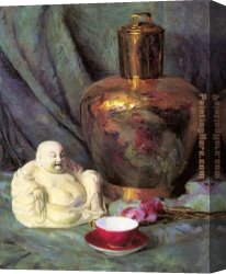 April in Paris Canvas Paintings - Oriental Still Life Paris by Bernhard Gutmann