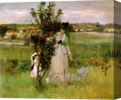 Hide-and-seek Canvas Paintings - Hide-and-Seek by Berthe Morisot