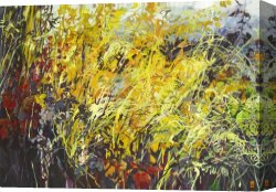 Burgers Canvas Paintings - A Half Sought Memory by Bobbie Burgers