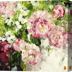 Nest Canvas Paintings - A Mad Nest of Kisses by Bobbie Burgers