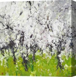 Burgers Canvas Paintings - If Fate Should Break My Stride by Bobbie Burgers