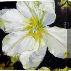 Burgers Canvas Paintings - Impact by Bobbie Burgers