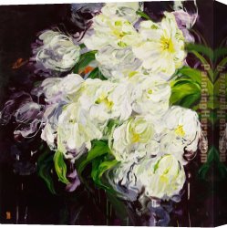 Burgers Canvas Paintings - Irresistibly Intimate by Bobbie Burgers