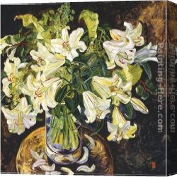 Burgers Canvas Paintings - Purity by Bobbie Burgers