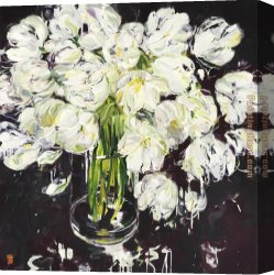 Burgers Canvas Paintings - Shadow and Depth by Bobbie Burgers