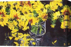 Blick Uber Die Sierra Nevada Canvas Paintings - To Die And Be Born by Bobbie Burgers