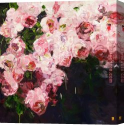 Leaves Canvas Paintings - You Take The Past And Leave Me with The Future 2 by Bobbie Burgers