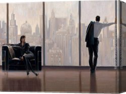 The Spirit of New York Canvas Paintings - New York State of Mind by Brent Lynch