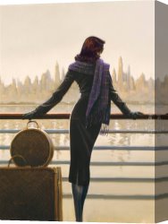 Port of Valencia Canvas Paintings - Port of Call by Brent Lynch