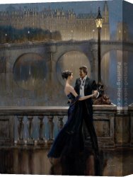 Star Canvas Paintings - Under the Stars by Brent Lynch