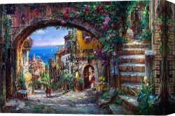 Altarpiece of The Church Fathers Vision of St Sigisbert Canvas Paintings - THE VISION BEYOND by Cao Yong