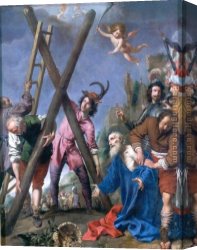 The Crucifixion Canvas Paintings - Crucifixion of St. Andrew by Caravaggio