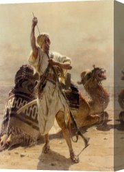 Carl Canvas Paintings - Pencil watercolor and gouache by Carl Haag