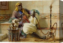 Sweet Canvas Paintings - Rest Is Sweet by Carl Haag