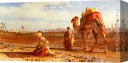 Carl Canvas Paintings - The Prayer by Carl Haag