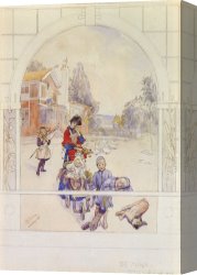 Carl Canvas Paintings - My Loved Ones by Carl Larsson