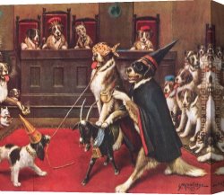 Marcellus Canvas Paintings - Riding The Goat by Cassius Marcellus Coolidge