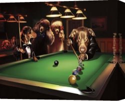 Marcellus Canvas Paintings - The Show Off by Cassius Marcellus Coolidge