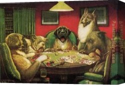 Marcellus Canvas Paintings - Waterloo by Cassius Marcellus Coolidge