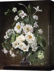 Cecil, Canvas Paintings - White Group by Cecil Kennedy