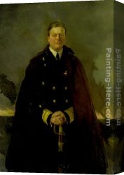 Cecilia Canvas Paintings - Admiral Sir David Beatty, Lord Beatty by Cecilia Beaux
