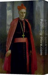 Cecilia Canvas Paintings - Cardinal Mercier by Cecilia Beaux
