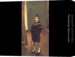 Cecilia Canvas Paintings - Portrait of James Murdock Clark Jr. by Cecilia Beaux