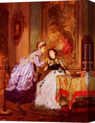 The Reception of The Siamese Ambassadors Canvas Paintings - A Warm Reception by Charles Edouard Boutibonne