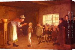 Charles Spencelayh Canvas Paintings - The Punishment by Charles Spencelayh