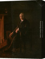 Waiting Canvas Paintings - Waiting Up For Her by Charles Spencelayh