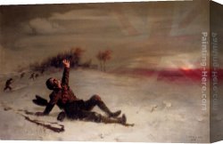 Blick Uber Die Sierra Nevada Canvas Paintings - Who Dies if England Live by Charles Spencelayh