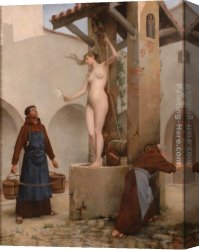 Spirits at Play II Canvas Paintings - Spirit of the Well by Charles West Cope